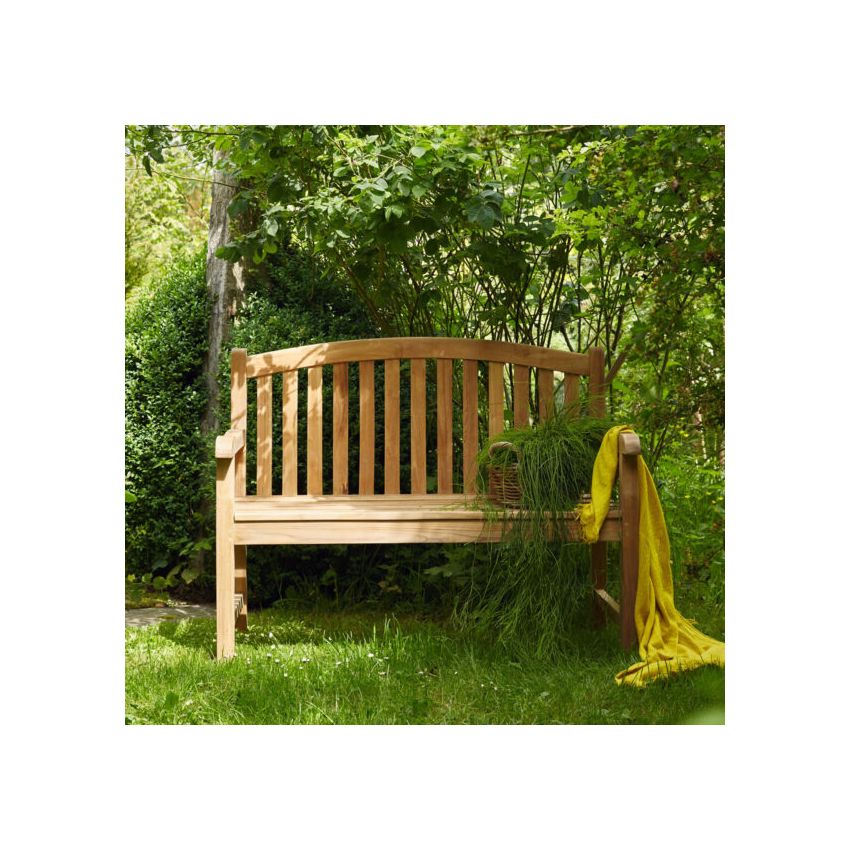 Banc de jardin Teck 120 cm