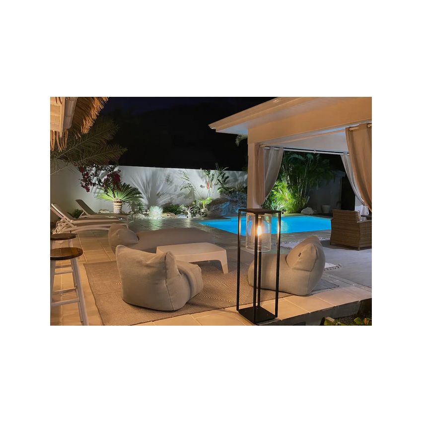 Piscine Bois Anna Carrée avec Escalier 520x520x130cm