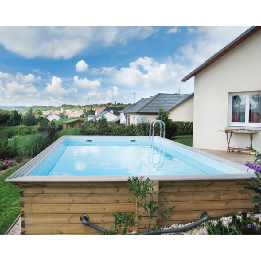 Piscine Bois California Rectangulaire SPARK  Luxe 520x220x131cm