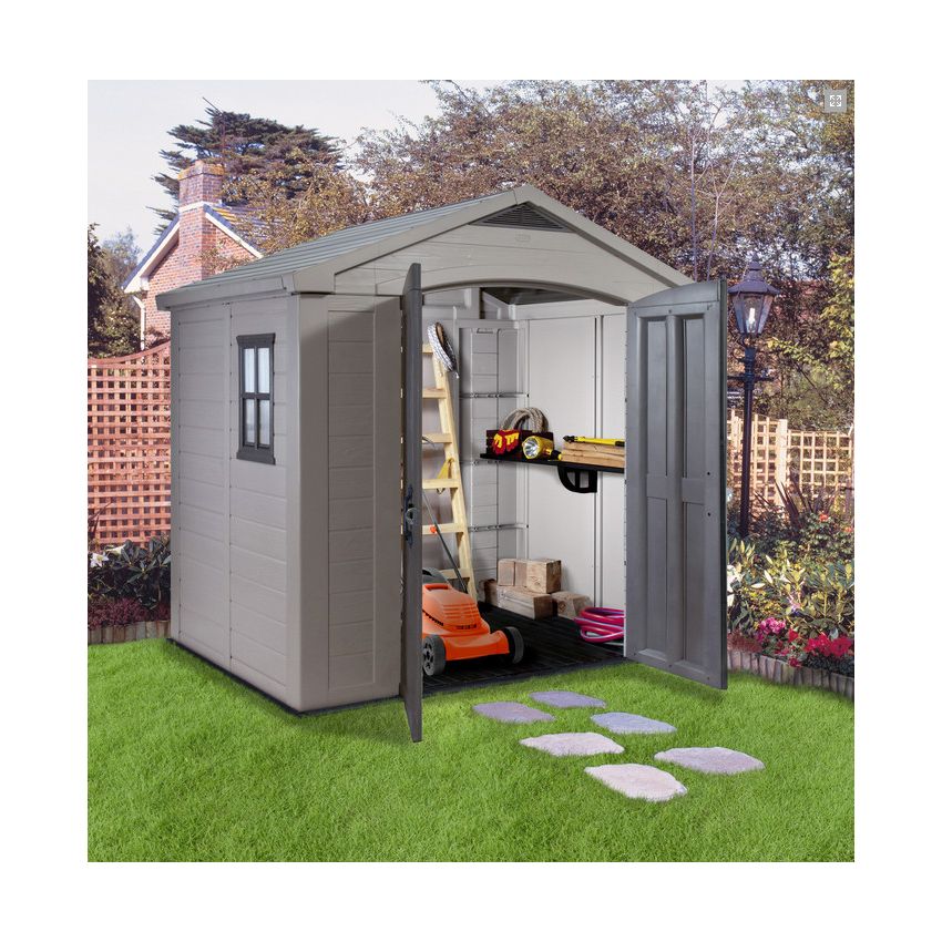 Abri de jardin SYDNEY 86 Aspect Bois 4.5 m² 257 x 182 x 243 cm 