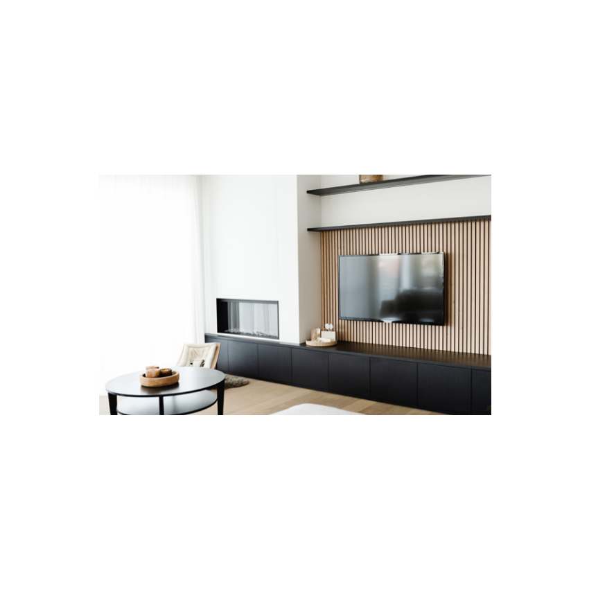 Lot de 2 Panneaux décor Acoustique PEPPER OAK 20 x 300 x 2770 mm 1.66m2