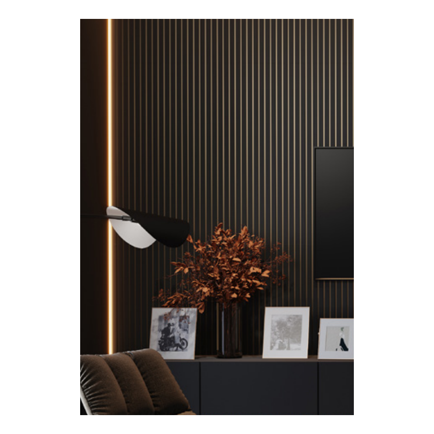 Lot de 2 Panneaux décor Bronze / Marble Gold 20 x 300 x 2770 mm - 1,66 m²