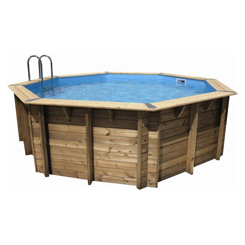Piscine bois Ronde UBBINK OCEA 580x130cm