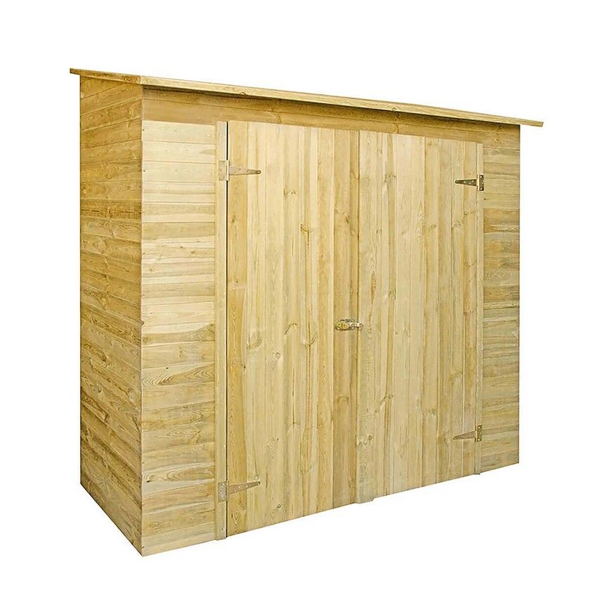 Abri de jardin en bois à 2 portes 200x100x200cm