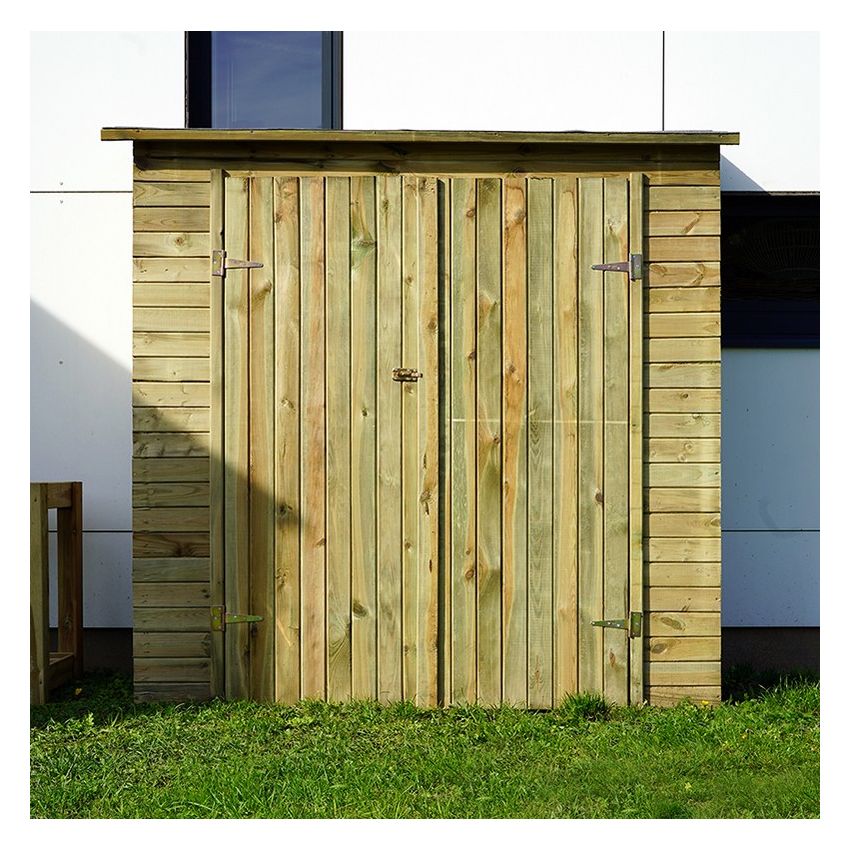 Abri de jardin en bois à 2 portes 200x100x200cm