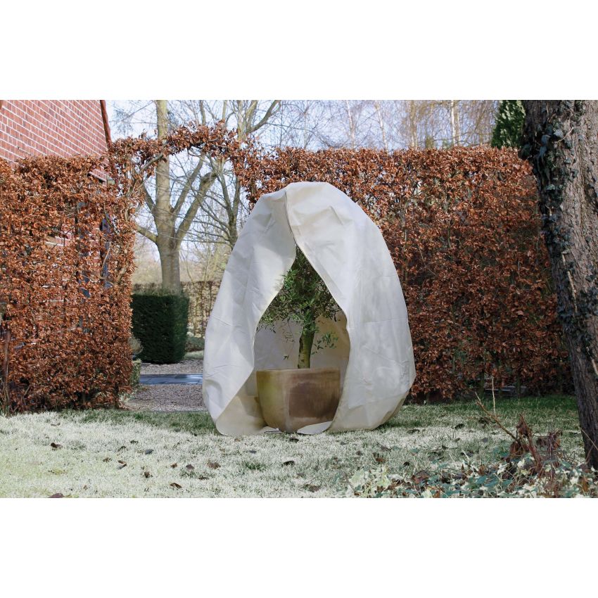 Housse d'Hivernage Beige diamètre 150 cm x 2 m