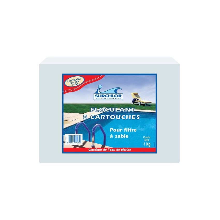 Nettoyant filtre à sable FLOCULANT  CHAUSSETTES 
