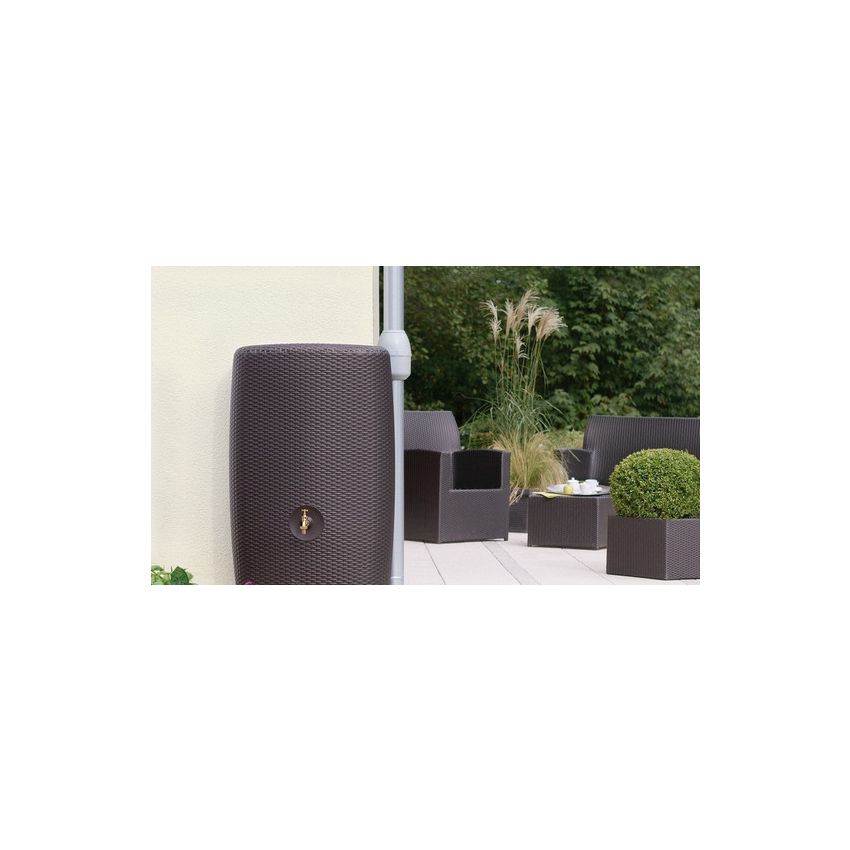 Récupérateur d'Eau Kit Cuve SUNDA Moka 300L