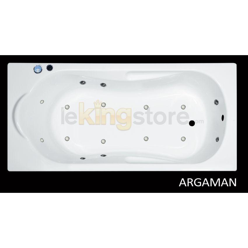 Baignoire Balnéo Argaman 170 x 80 cm
