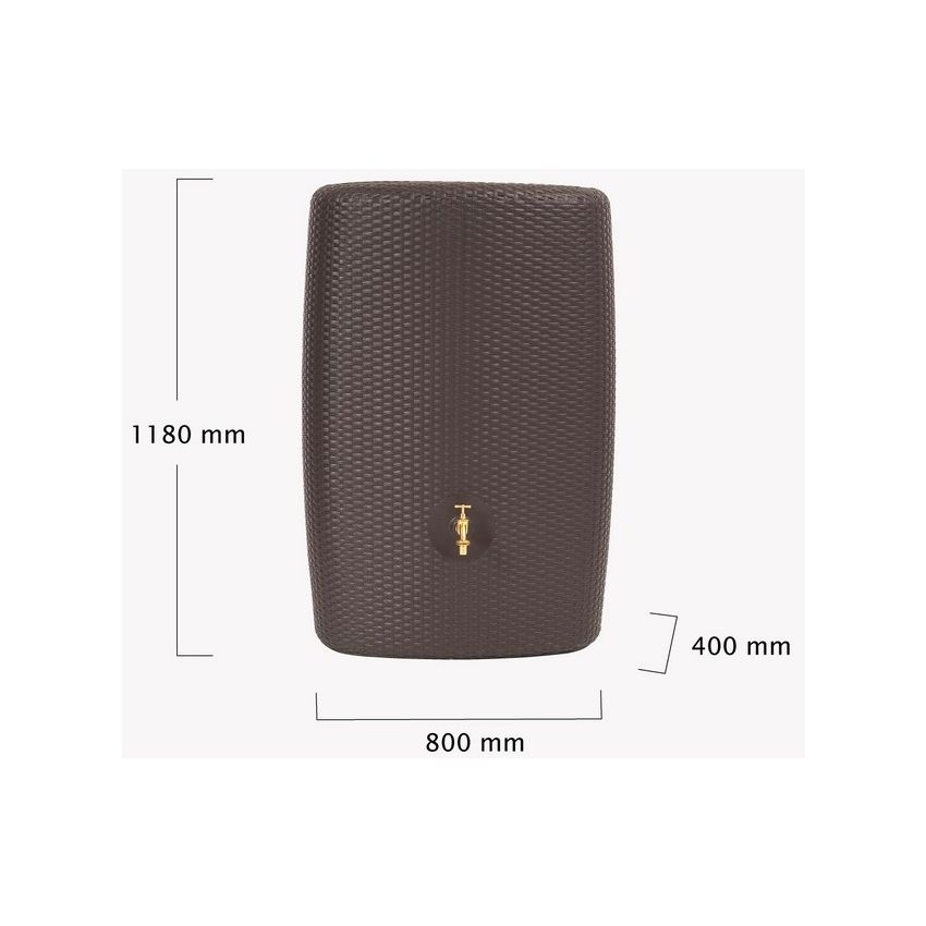 Récupérateur d'Eau Kit Cuve SUNDA Moka 300L