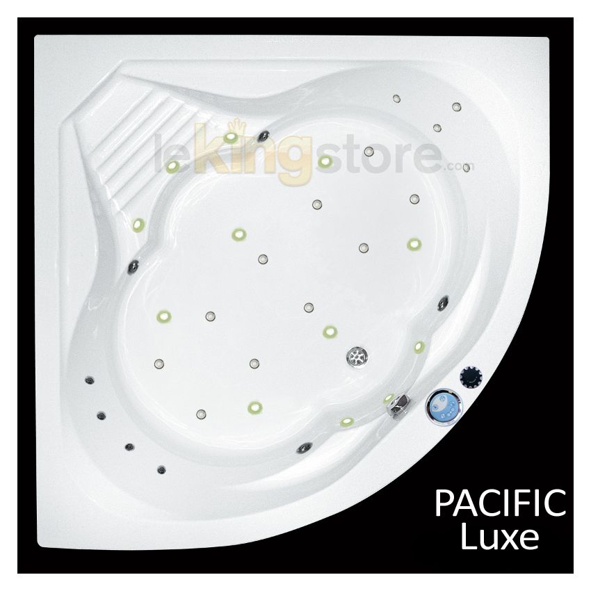 Baignoire Balnéo Pacific Luxe 140 x 140 cm