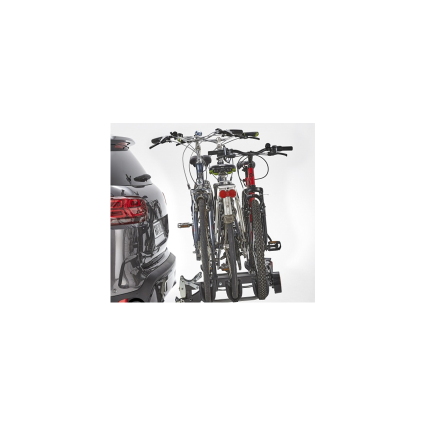 Porte Vélos Plateforme Premium 3 vélos sur attelage rabatable