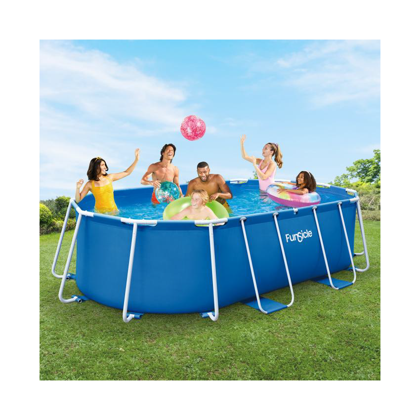 Piscine Ovale Tubulaire 4.24m x 2.50m x 1m