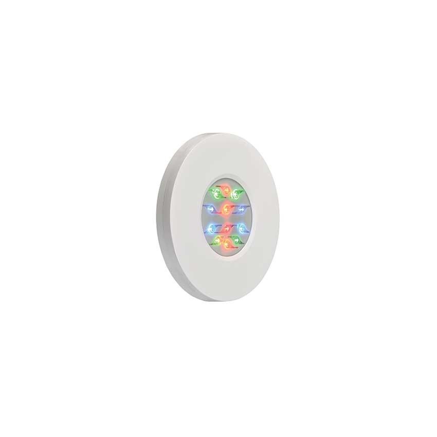 Projecteur extra plat 1''1/2 12 leds couleurs 850 lumens