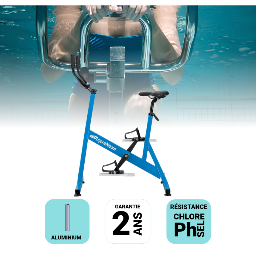 Aquabike Aquaness V3 bleu ciel