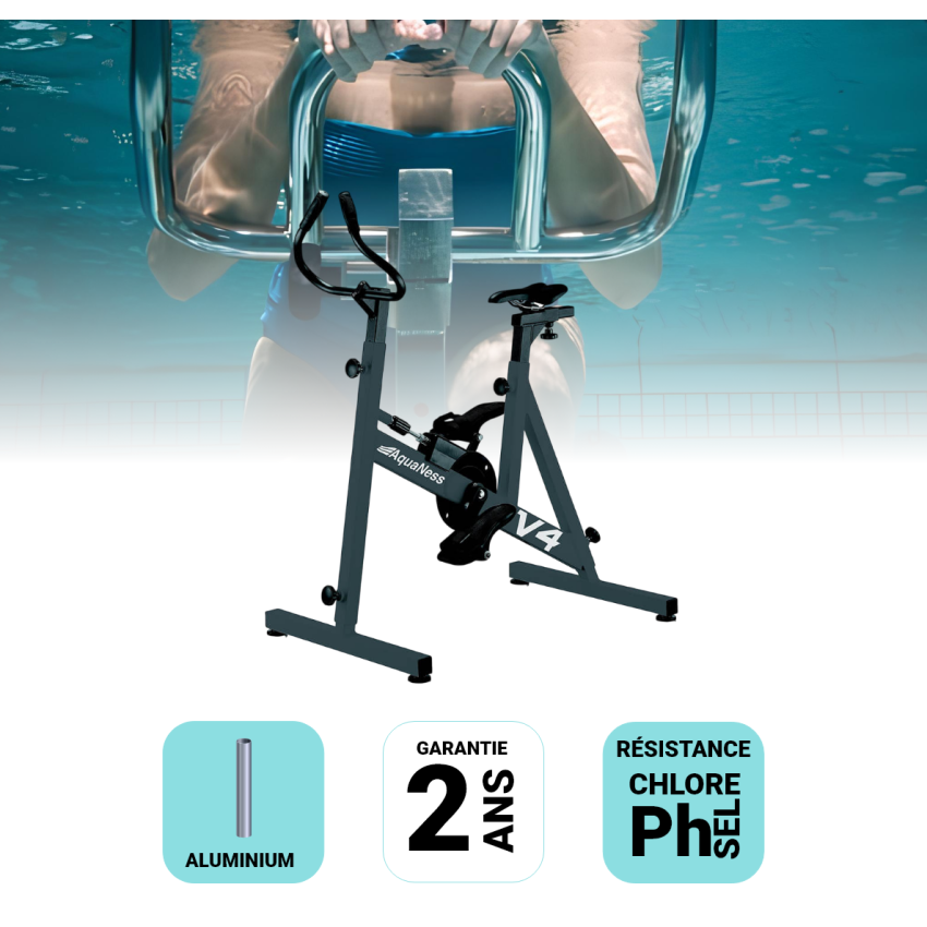 Aquabike V4 gris ardoise