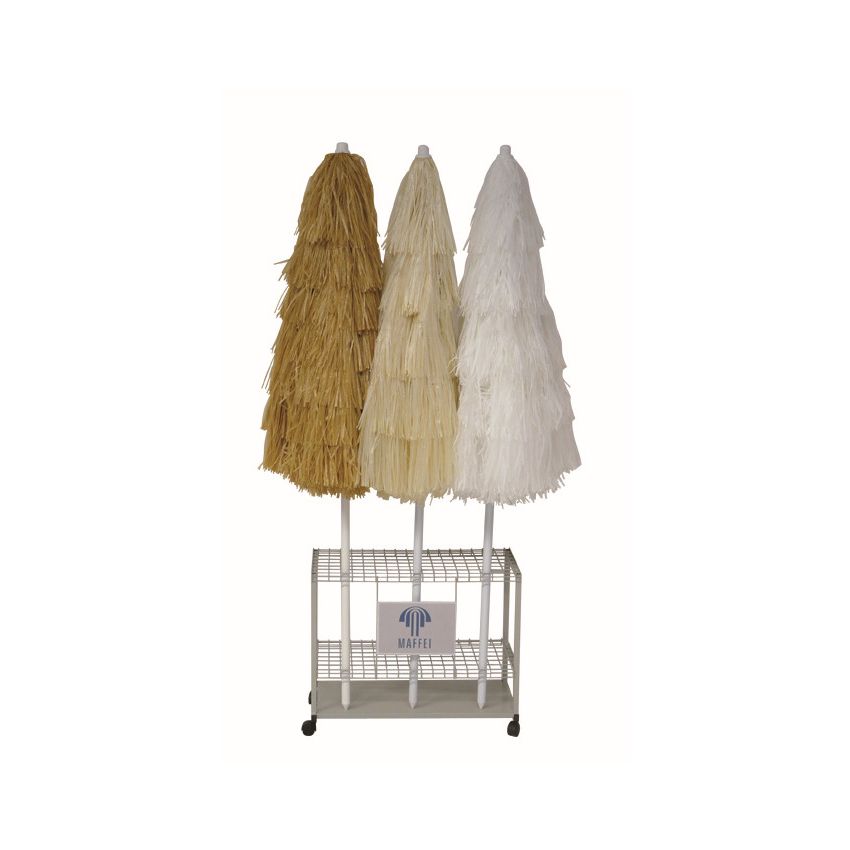 Parasol KENYA Rafia 200/8 cm