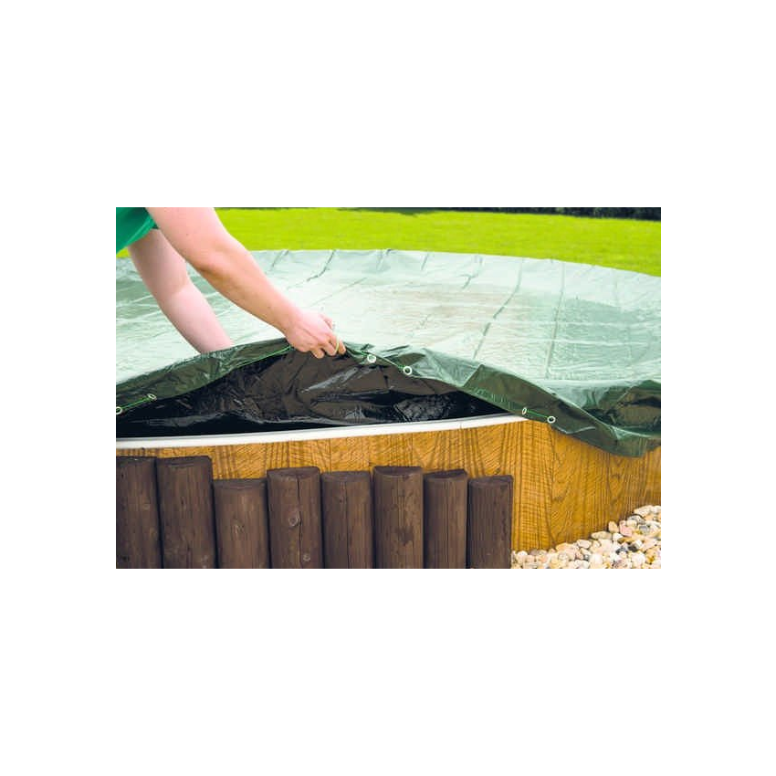 Bâche hiver pour piscine ovale 5.5 x 3.7 m