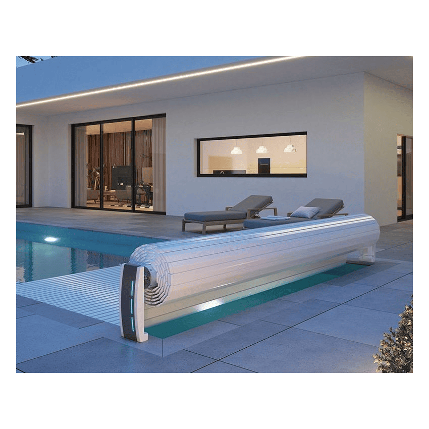 VOLET ROULANT BALI Fixe pour piscine UBBINK SUNWATER 555x300x140cm