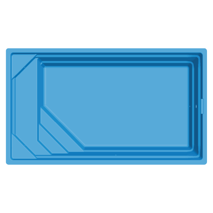 Piscine Coque 4.40 x 2.60 x 145 m BRIVET