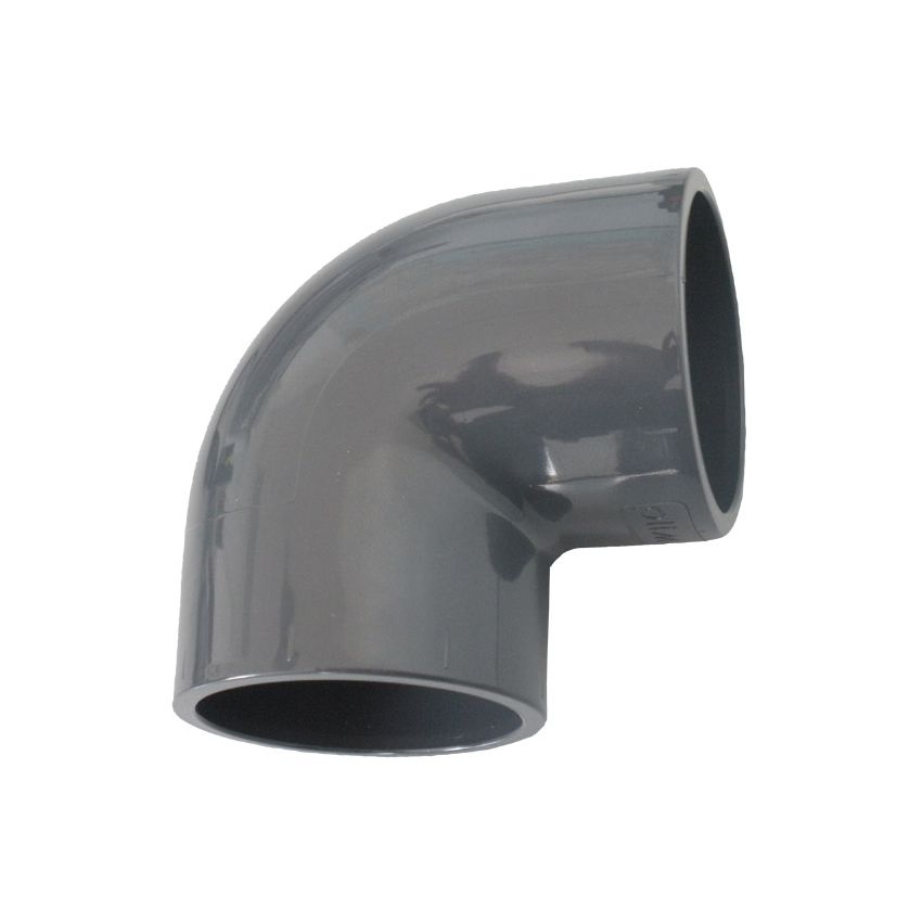 Raccord PVC coude 90° 160mm PN 16 femelle à coller