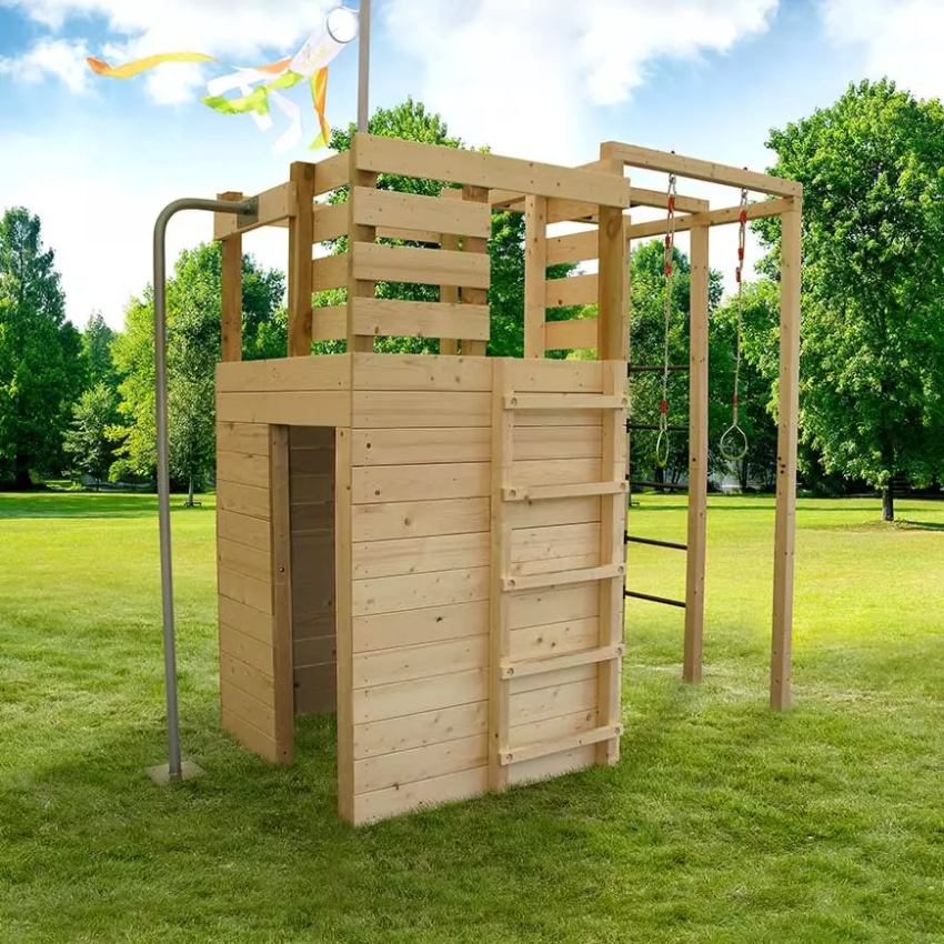Cabane en Bois pour enfants et ado CROSS FIT