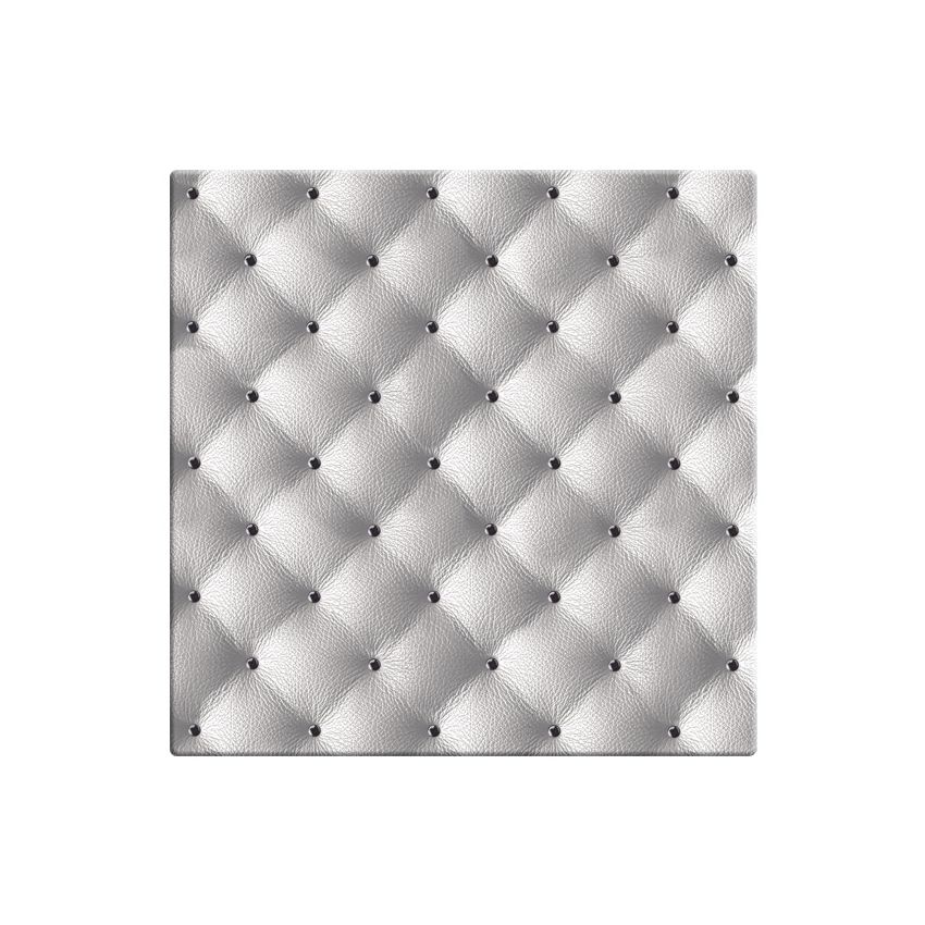 Table Carrée 2 Personnes 70 x 70 x 71 cm Décor Cabaret Blanc