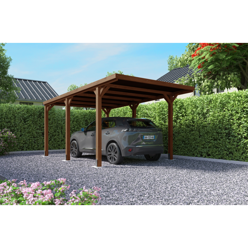 Carport Bois Autoclavé VICTOR 16.5m2