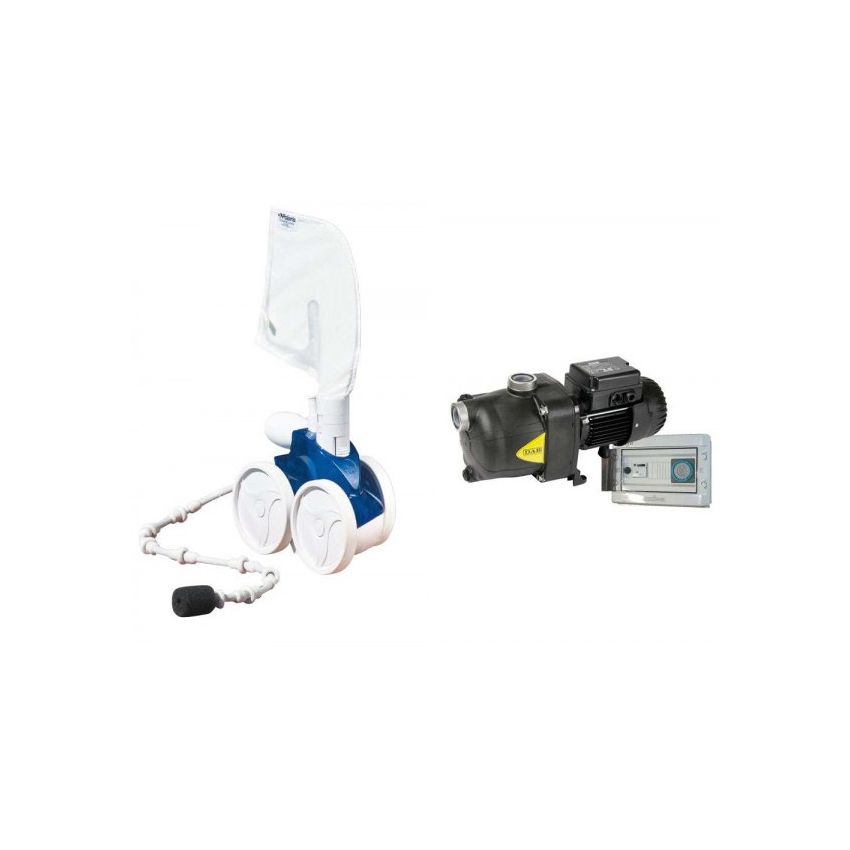 Pack Robot Polaris 280 – Surpresseur Eurocom 3 – Coffret horloge Surfil pour fond de piscine