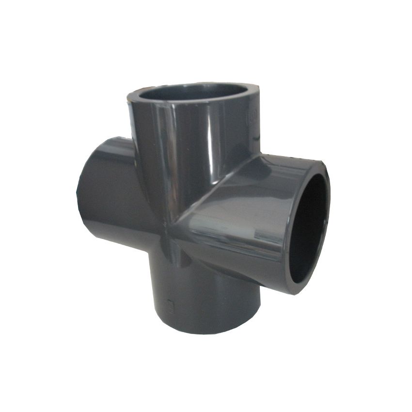 Raccord PVC Croix 50 mm - PN 16