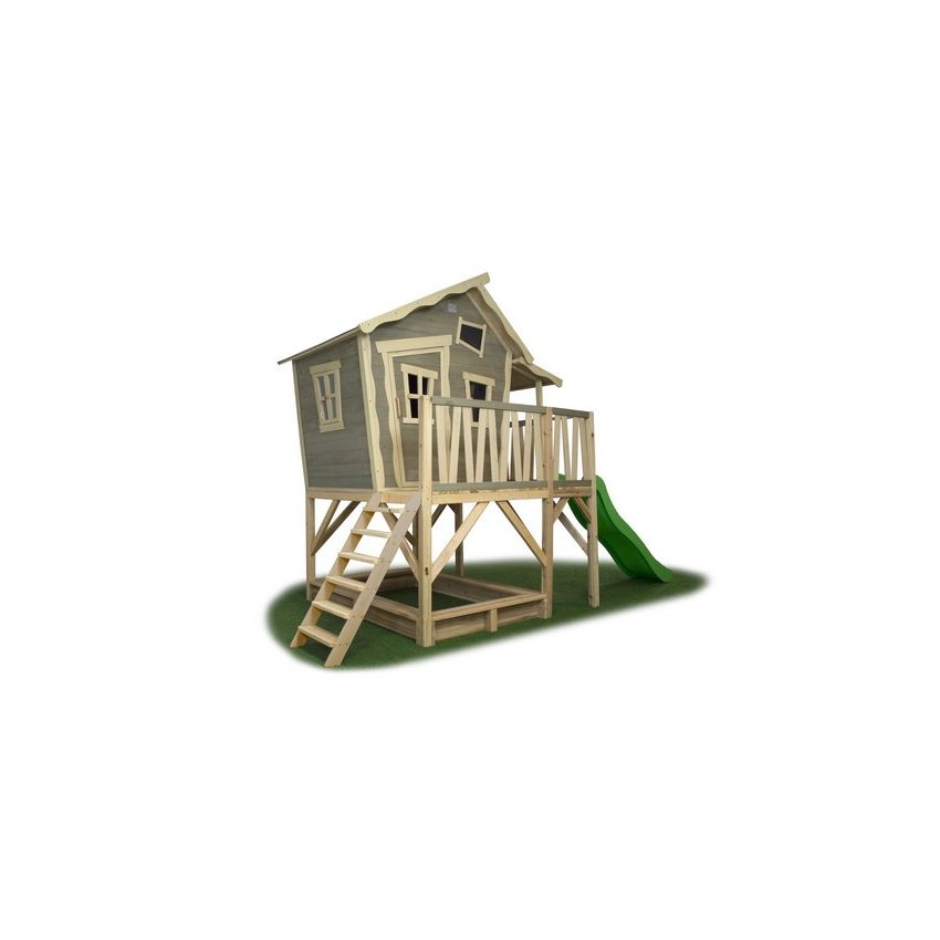 Cabane Enfant Crooky en Bois 382x184x265cm