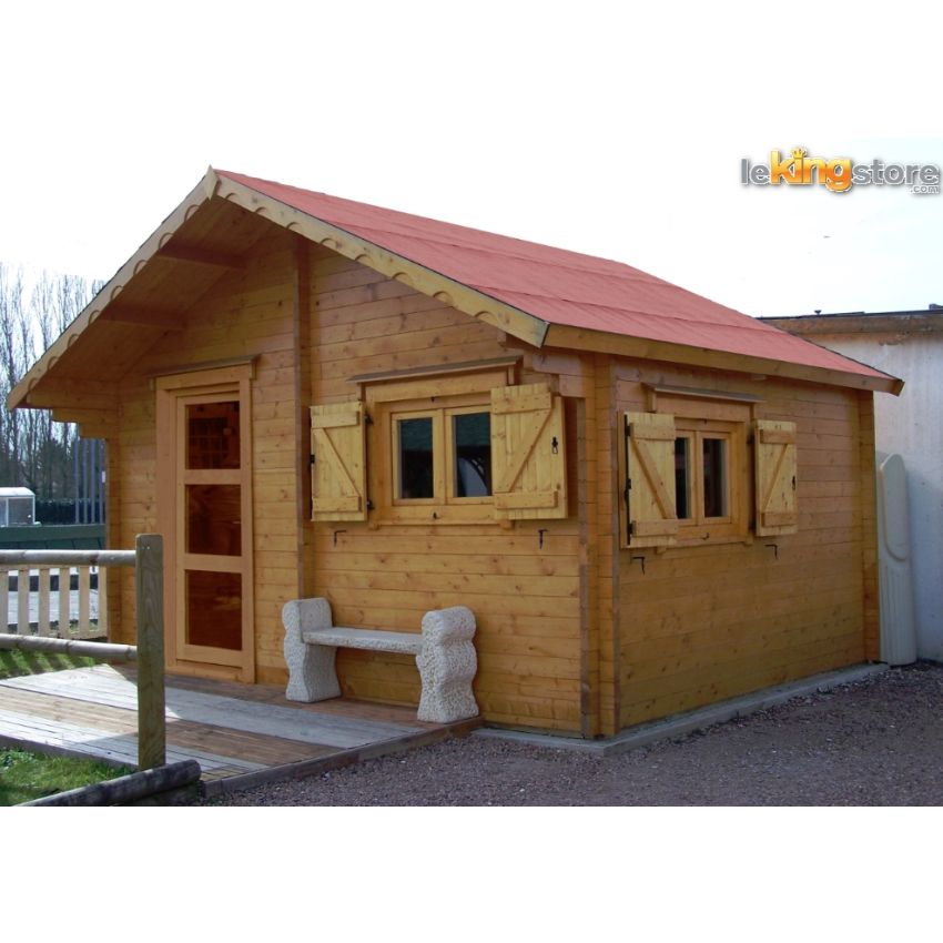 Abri de Jardin COZY 24.91 m² Epaisseur 60 mm 