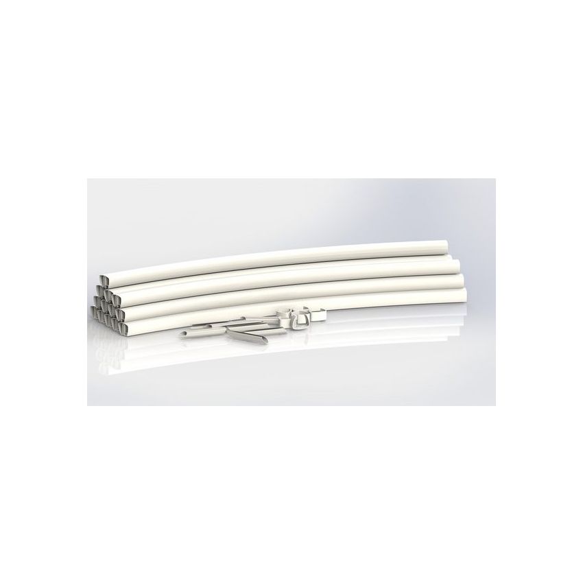 Rails DL pour une piscine acier Azuro de 4.6 m + broches