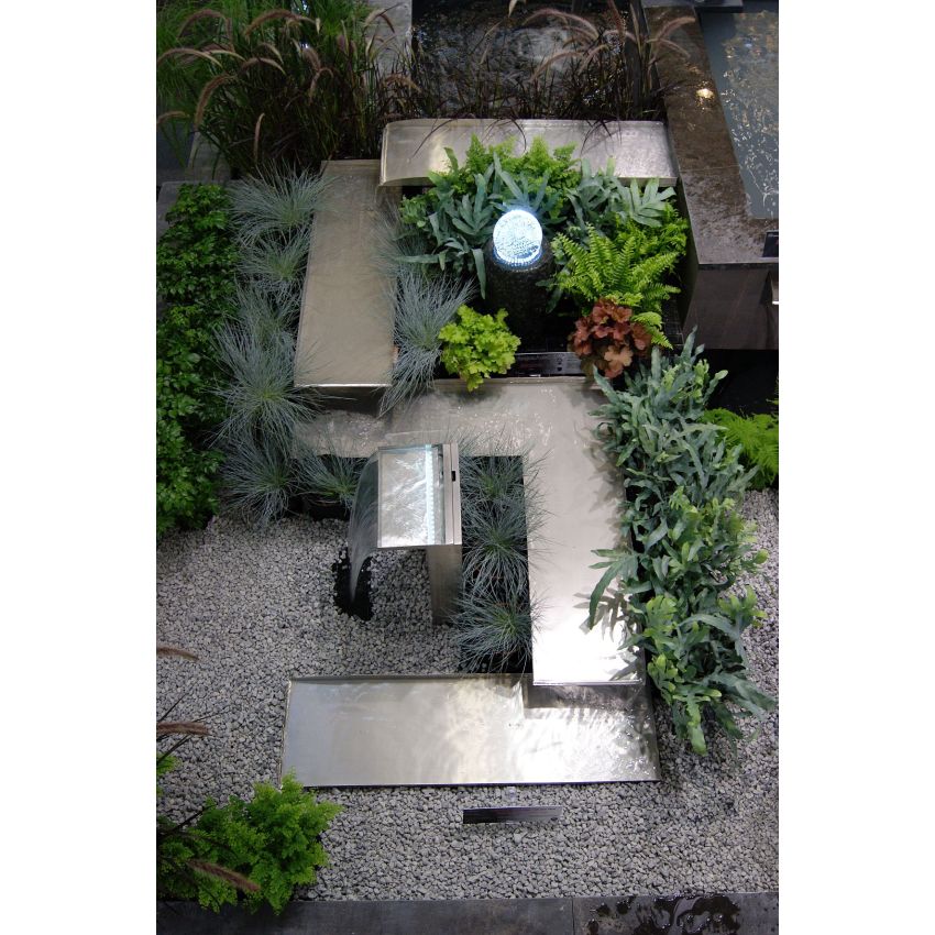 Cascade Cours d'eau WOLGA STRAIGHT Inox 