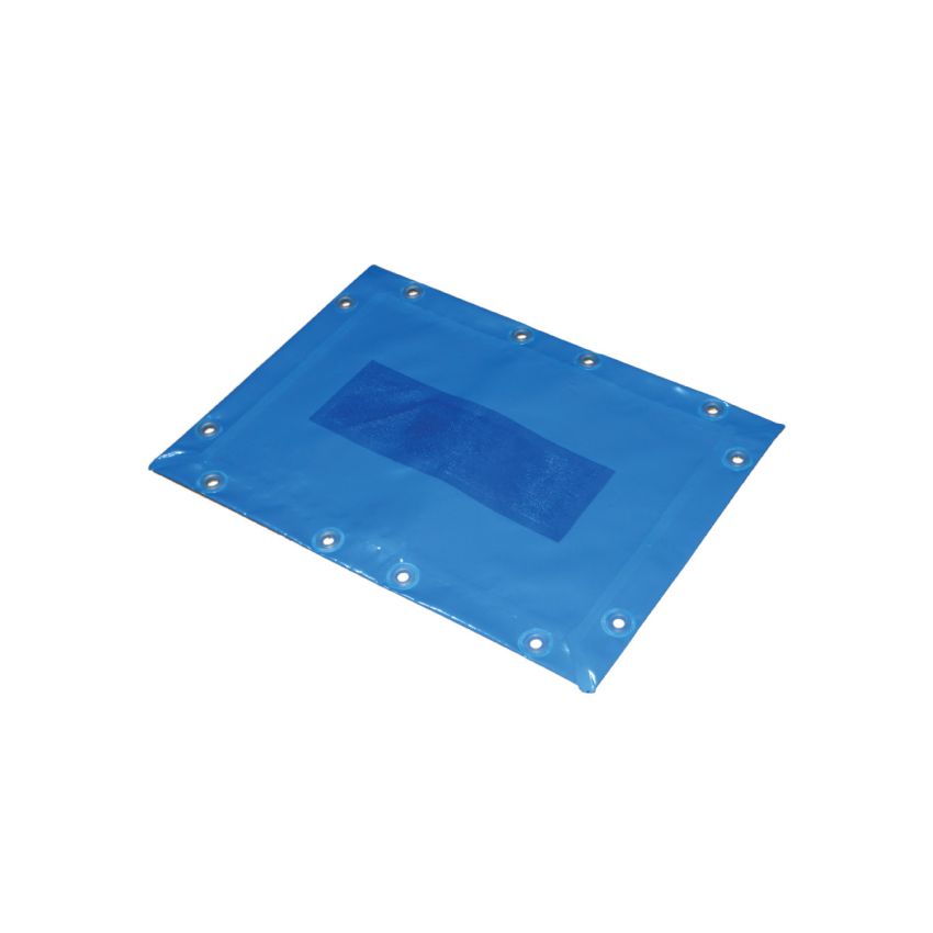 Bâche hiver pour Kit Piscine Béton Aspect Bois Carré 324x324cm