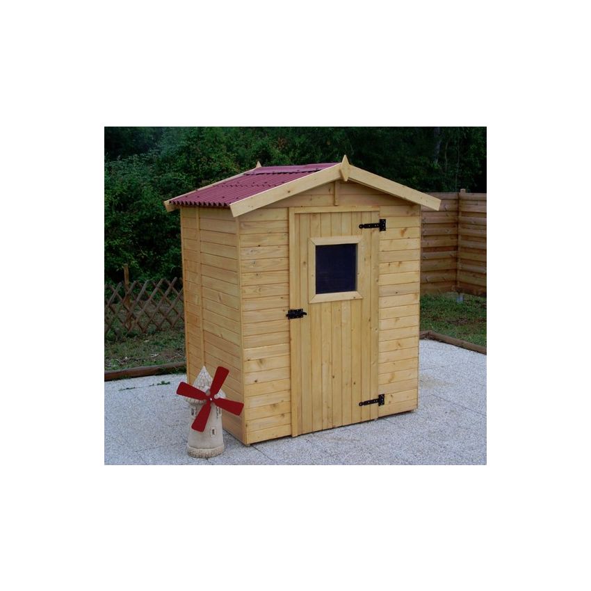 Abri de jardin en Bois 1.83 m² avec Plancher 16 mm