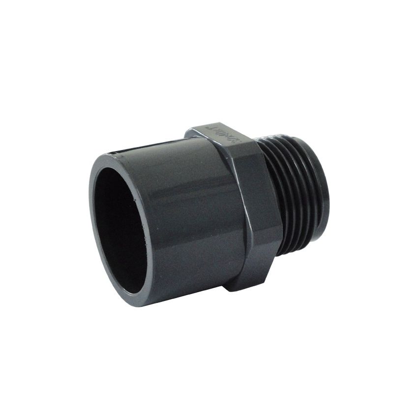 Raccord PVC Embout Fileté 3 diamètres 50/40 mm x1