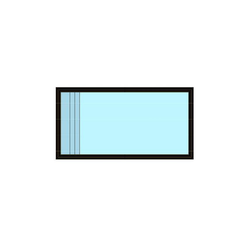 Piscine bois MAEVA Rectangulaire avec Escalier droit 550x350x150cm