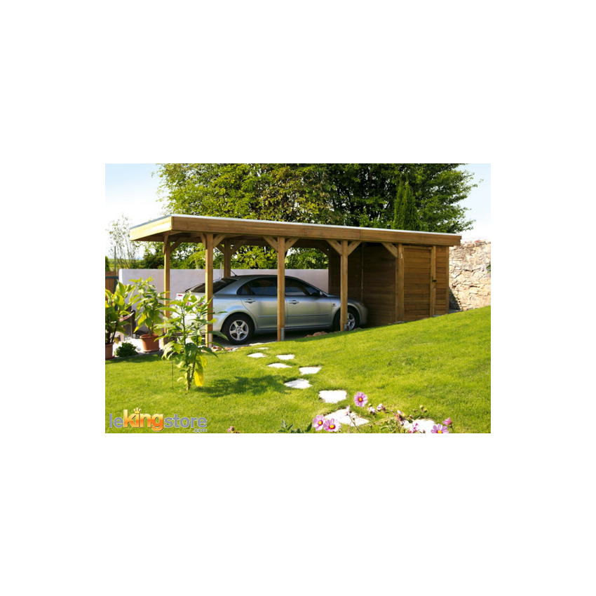 Carport Bois Friesland1 555 x 314 cm