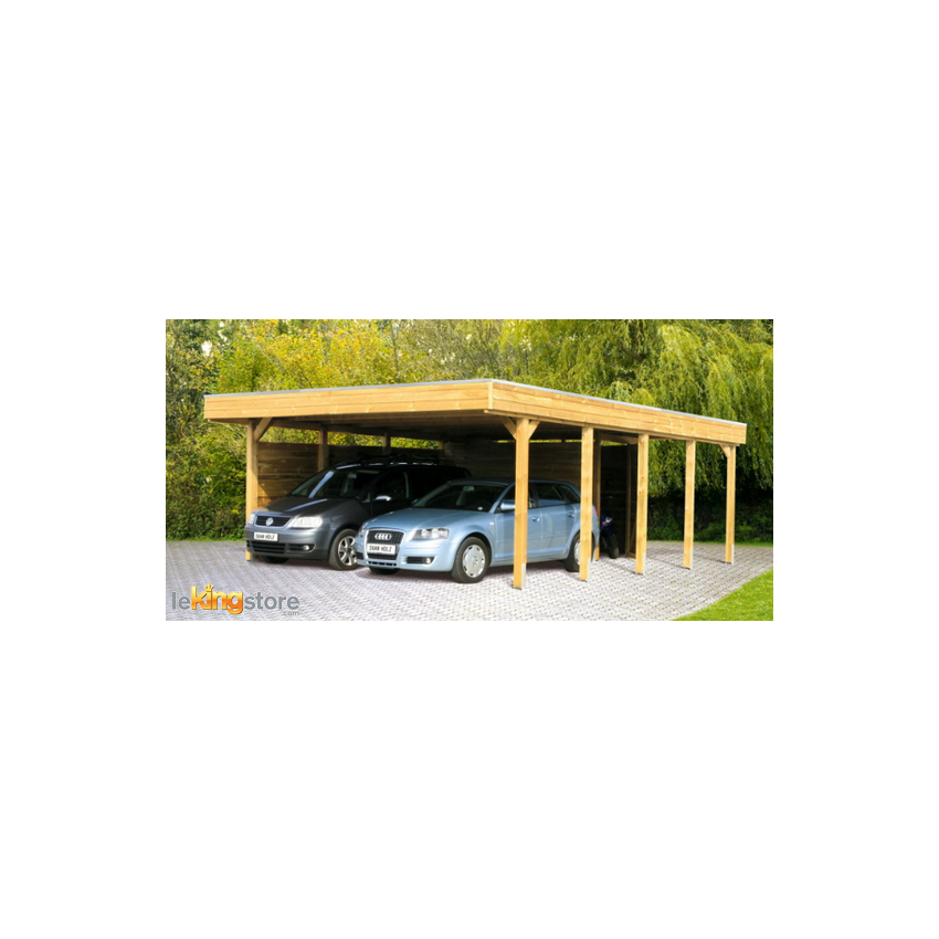 Carport Bois Friesland1 555 x 314 cm