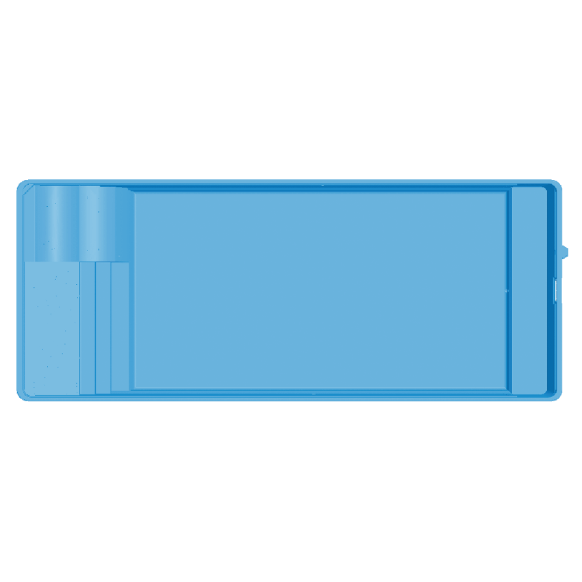 Piscine Coque 10.20 x 4.20 x 1.50 m GARONNE