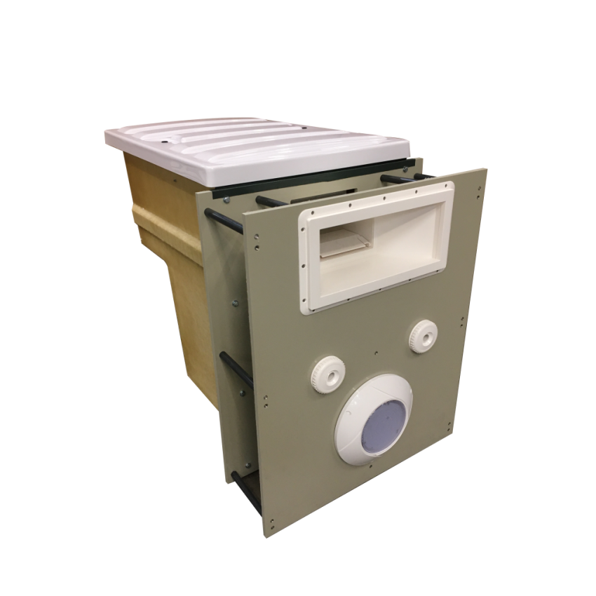 Mur filtrant GS14 BY-PASS, électrolyseur pour piscine jusqu'à 50m3