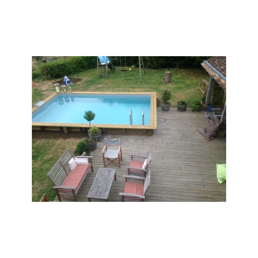 Piscine Bois Luxe Rectangulaire 470x270x145cm