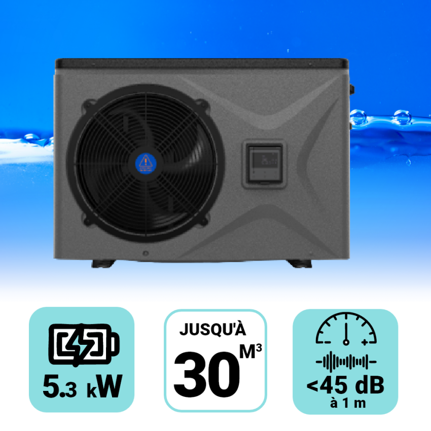 Pompe à chaleur Spark Inverter 5.3 kW pour piscine de 15-30m3