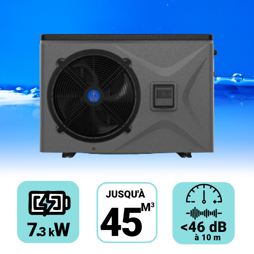 Pompe à chaleur Spark Inverter 7.3 kW pour piscine de 30-45m3