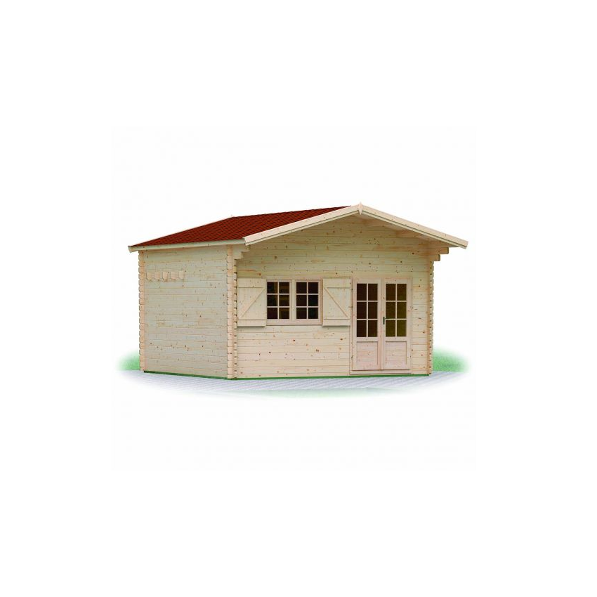 Abri de jardin en bois JASMIN 19.20 m2 