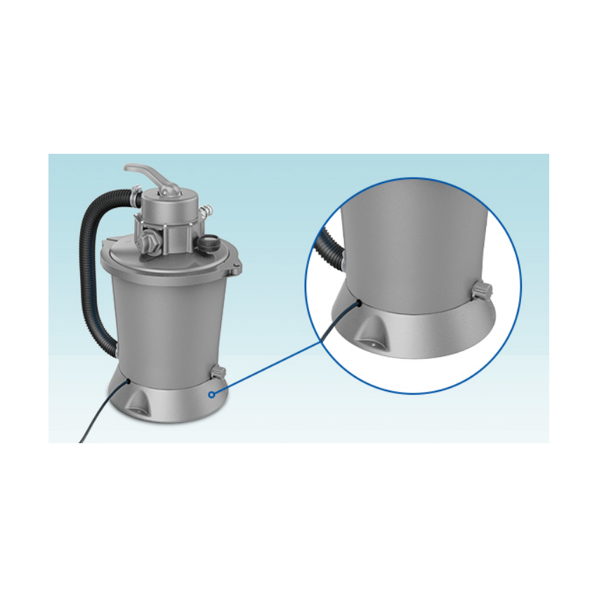 Groupe de filtration 3m3/h (Filtre + Pompe de circulation)