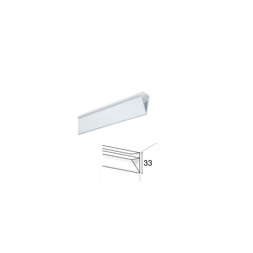 Profilé fixation liner Hung PVC longueur 2 ML