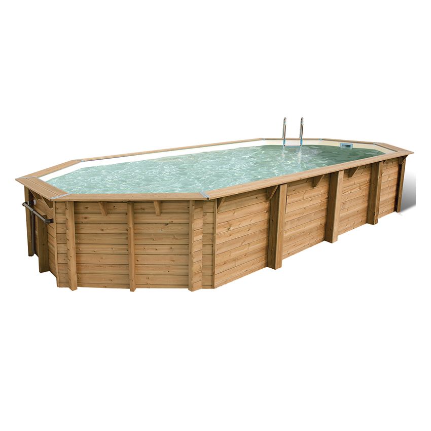 Piscine bois Allongée UBBINK AQUABELLE 750x400x130cm