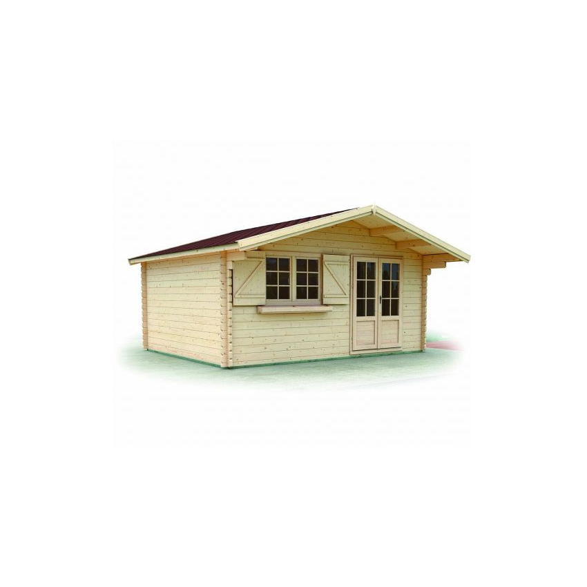 Abri de jardin en bois LILAC 17.3 m2